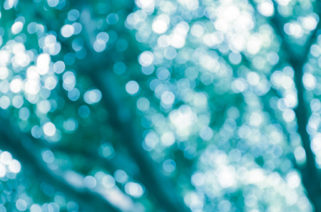 Abstract bokeh blue color backgroundの写真素材