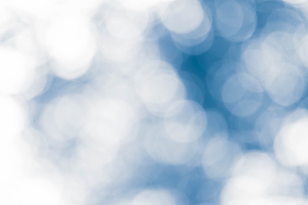 Bokeh lights On Blue Backgroundの写真素材