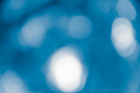 blue bokeh abstract light backgroundの写真素材