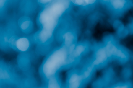 blue bokeh abstract light backgroundの写真素材
