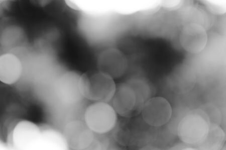 Abstract blur bokeh on black backgroundの写真素材