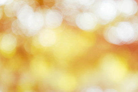 Orange bokeh abstract light background