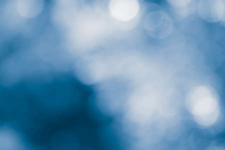 Bokeh lights On Blue Backgroundの写真素材