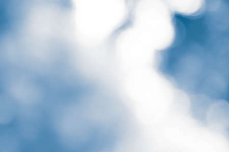 Bokeh lights On Blue Backgroundの写真素材