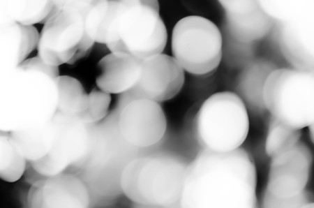 Abstract blur bokeh on black backgroundの写真素材