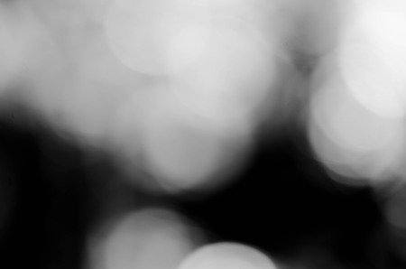 Abstract blur bokeh on black backgroundの写真素材