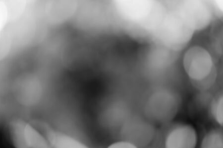 Abstract blur bokeh on black backgroundの写真素材