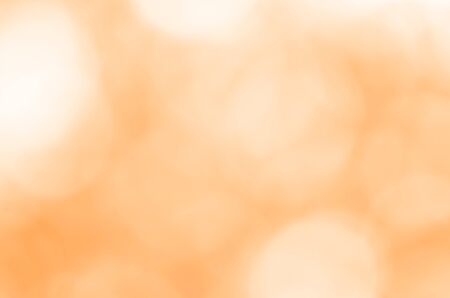 Abstract orange light bokeh backgroundの写真素材