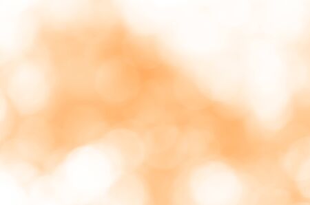 Abstract orange light bokeh backgroundの写真素材