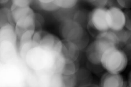 Abstract blur bokeh on black backgroundの写真素材