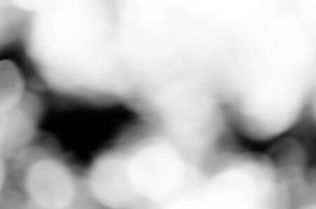Abstract blur bokeh on black backgroundの写真素材