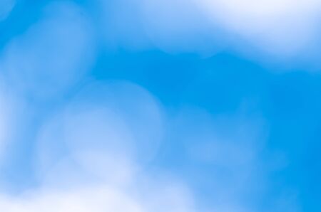 Bokeh lights On Blue Backgroundの写真素材