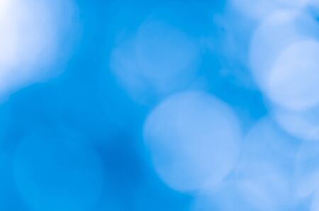 Bokeh lights On Blue Backgroundの写真素材