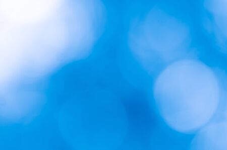 Bokeh lights On Blue Backgroundの写真素材