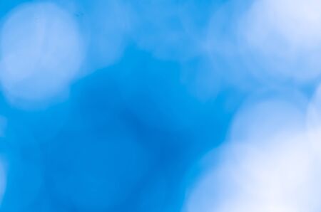 Bokeh lights On Blue Backgroundの写真素材