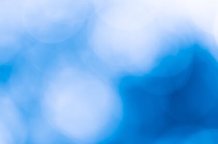 Bokeh lights On Blue Backgroundの写真素材
