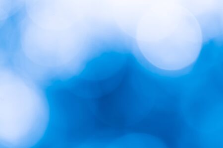 Bokeh lights On Blue Backgroundの写真素材