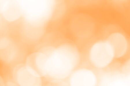 Abstract orange light bokeh backgroundの写真素材