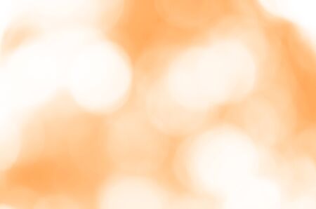 Abstract orange light bokeh backgroundの写真素材