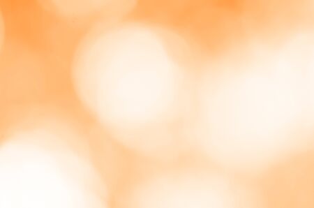 Abstract orange light bokeh backgroundの写真素材