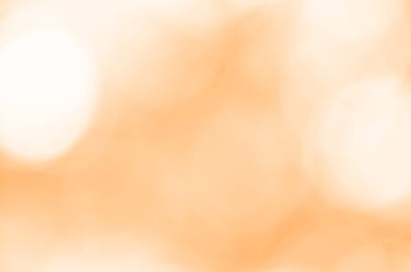 Abstract orange light bokeh backgroundの写真素材