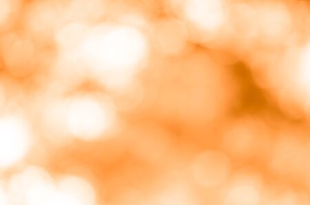 orange bokeh nature abstract backgroundの写真素材