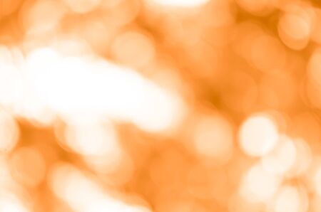 orange bokeh nature abstract backgroundの写真素材