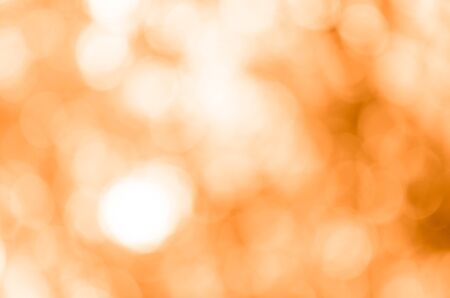 orange bokeh nature abstract backgroundの写真素材