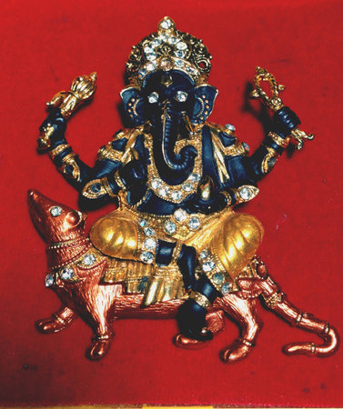 Ganesha hindu god of successの素材