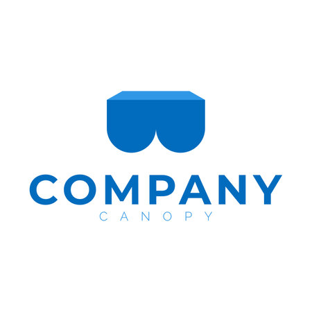 Creative Letter B Logo Designs for Canopy, Shelter and Protection Business.のイラスト素材