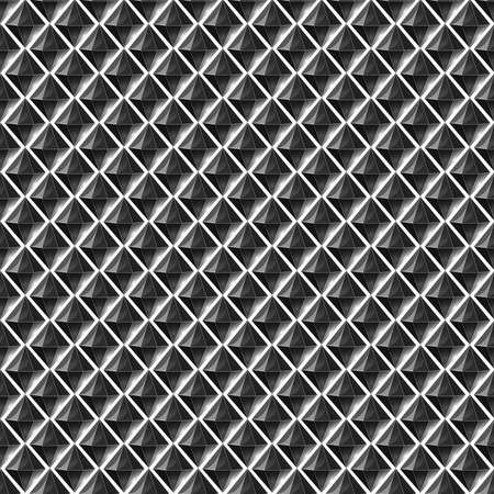 Repeated black and white colors polish rhombus crystals and glass buttonsのイラスト素材