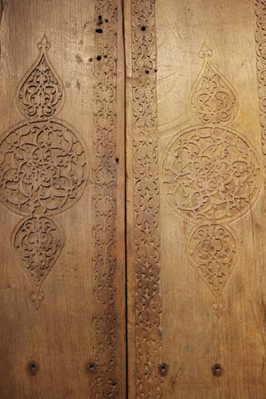 wood doorの写真素材