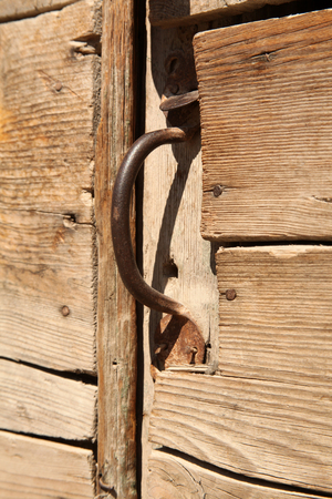 wood doorの写真素材