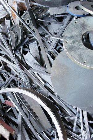 scrap metalの写真素材