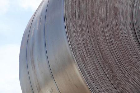 Rolls of steel sheetの写真素材