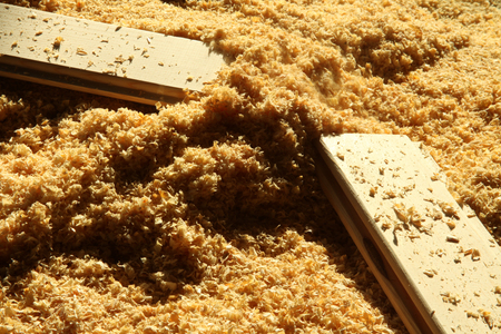 Timber and wood chips background