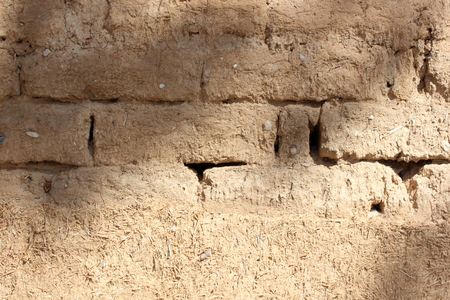 old soiled brick wall