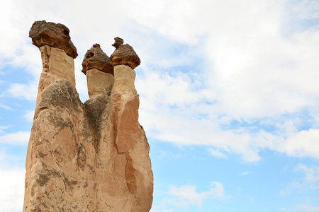 Fairy Chimneys in Cappadociaの写真素材