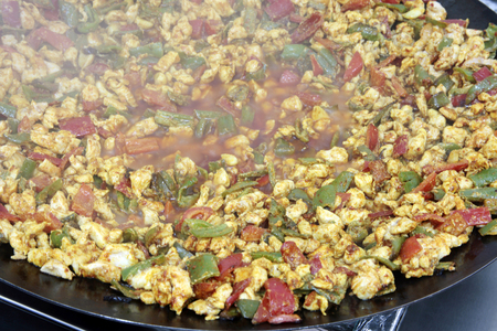 Chicken sauteの写真素材