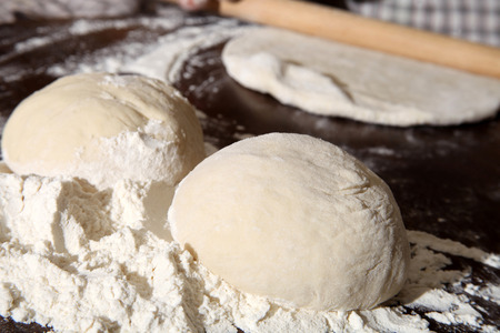 Making doughの写真素材