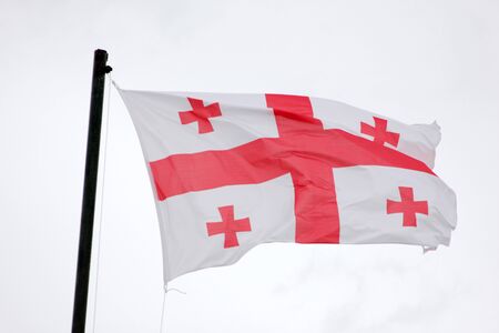 Flag of Georgiaの写真素材