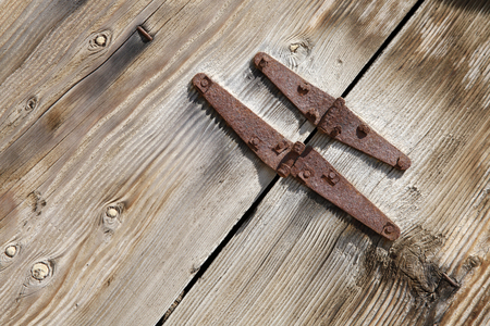 old wooden door 