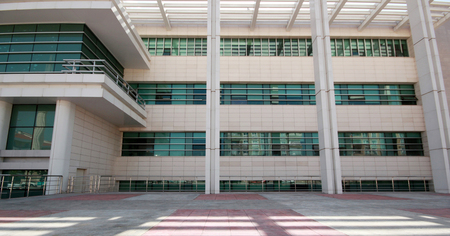 Modern glass office architectureの写真素材