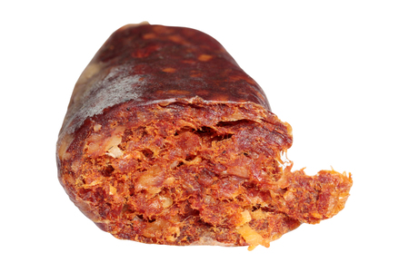 Traditional Turkish dried sausageの写真素材