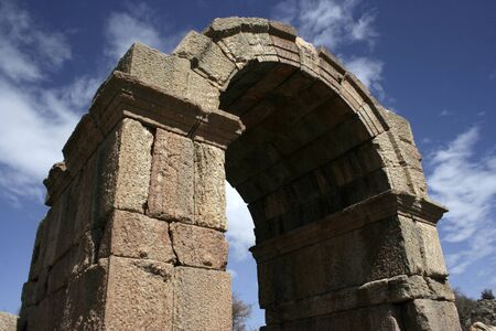 Ancient ruins Konya - BozkÄ±r - Zengibar Castleの写真素材