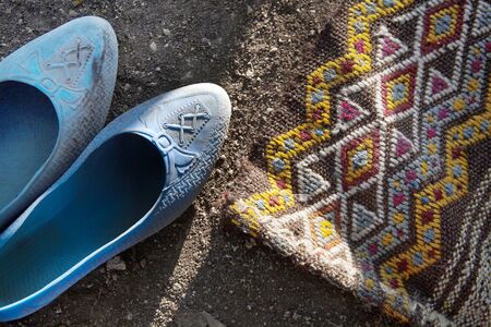 handmade rugs and nomadic shoes