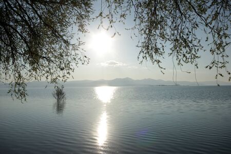 Beautiful Lake BeyÅehir Konya, Turkeyの写真素材