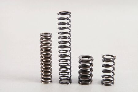 new metal springs texture backgroundの写真素材