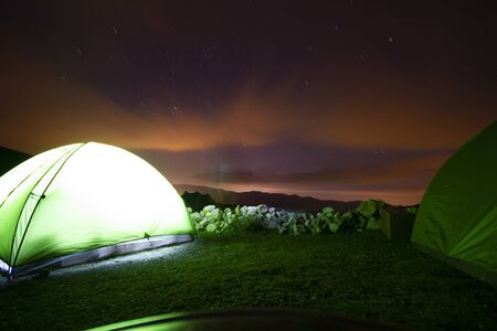 Night Camping Under The Stars