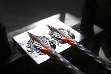 metals processed in a blacksmith shop